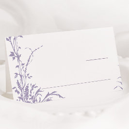 Lavender Romantic Botanical Garden Wedding Platzkarte