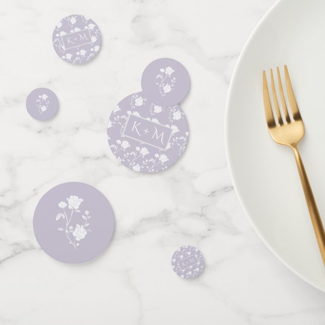 Lavender Rose Wedding Confetti Konfetti (Gruppe)