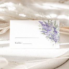 Lavender & Sage Green Floral Wedding Place Cards Platzkarte