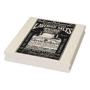 Lavender Salts Vintage und Gummi Briefmarke Gummistempel