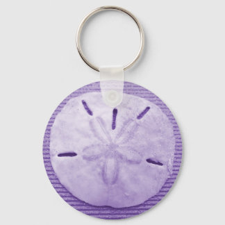 Lavender Sand Dollar Schlüsselanhänger