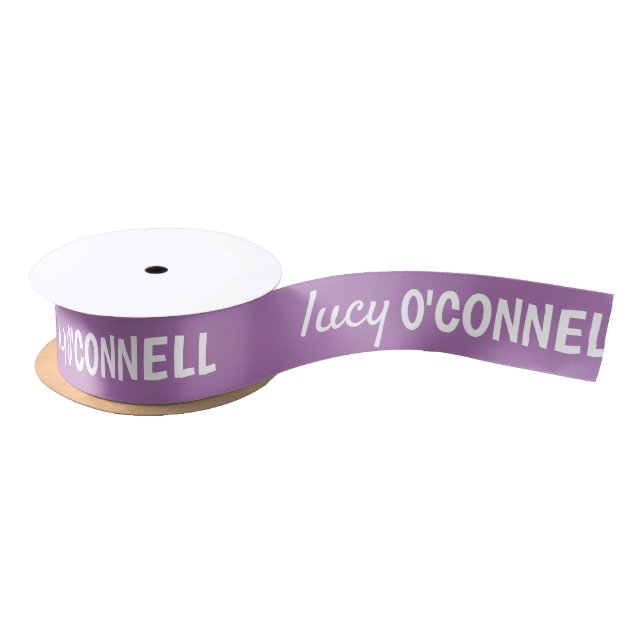 Lavender Satin Ribbon - Personalisierte Multifunkt Satinband (Spule)