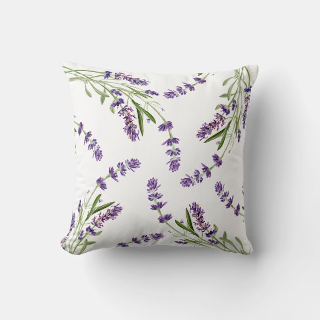 Lavender Serenity Kissen (Vorderseite)