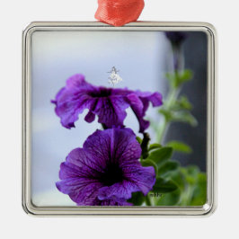 Lavender Shadow Fairy Metal Ornament Aus Metall