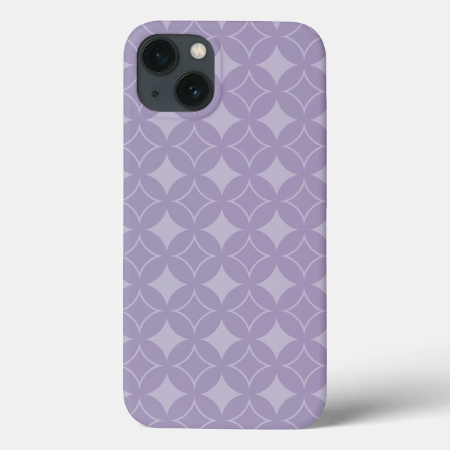 Lavender shippo pattern Case-Mate iPhone case (Rückseite)