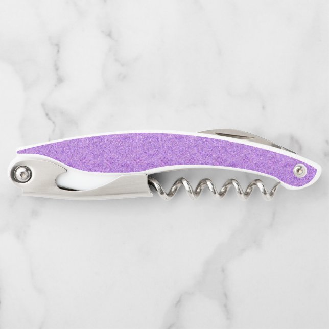 Lavender Sparkle Corkschraube Flaschenöffner Kellnermesser (Vorderseite)