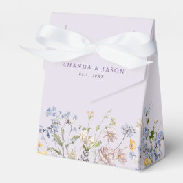Lavender Spring Wildflower Meadow Garden Wedding  Geschenkschachtel