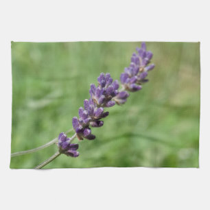 Lavender Stalk Foto Handtuch