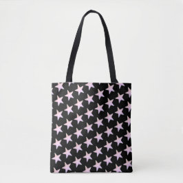 Lavender Stars Tote Bag