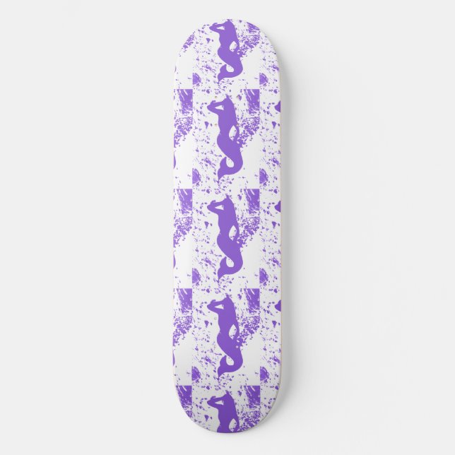 Lavender sucht mermaids Thunder_Cove Skateboard (Vorderseite)