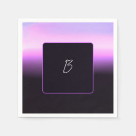 Lavender Sunset Paper Napkin Serviette