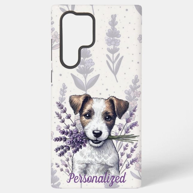 Lavender Terrier Liebe Samsung Galaxy Hülle (Rückseite)