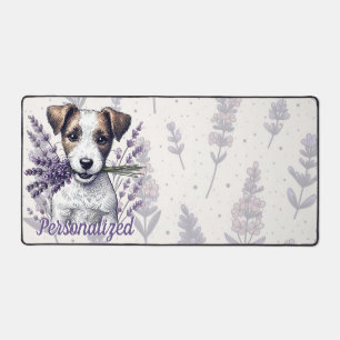 Lavender Terrier Liebe Schreibtischunterlage