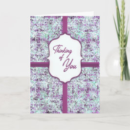 Lavender Thoughts Thinking of You Chocolate Gift Karte