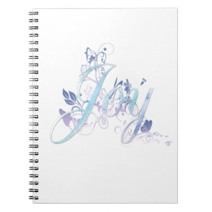 Lavender und Blue Joy Notizblock