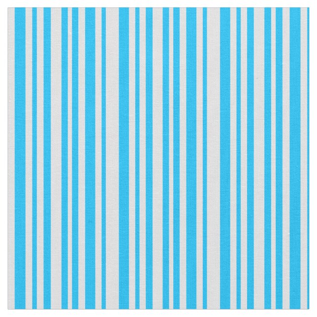 Lavender und Deep Sky Blue Lined Muster Stoff (Nahaufnahme)