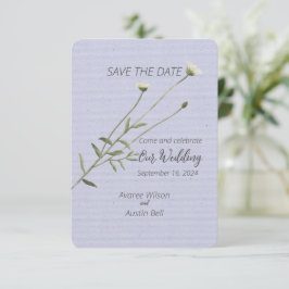 Lavender und One Single Daisy Save The Date