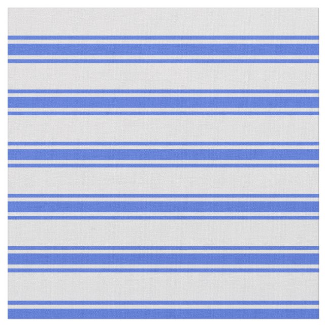 Lavender und Royal Blue Colored Lines Stoff (Nahaufnahme)