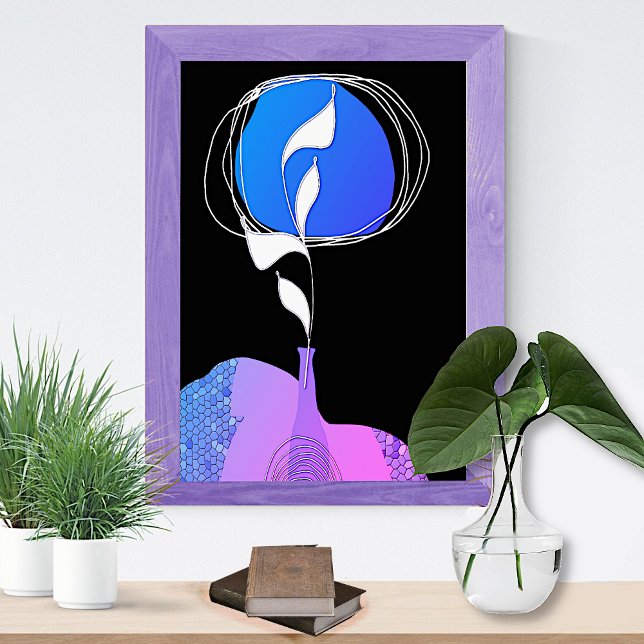 Lavender Vase Foil Prints Foliendrucke (Von Creator hochgeladen)