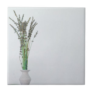 Lavender Vase Minimalismus Fliese