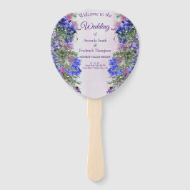 Lavender - Violet Blume Bouquets Fächer