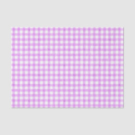 Lavender Watercolor Gingham Tissue Paper Seidenpapier
