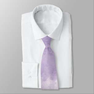 Lavender Watercolor Necktie Krawatte