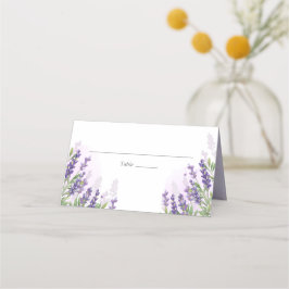 Lavender Wedding Platzkarte Rustic Pastel Lila