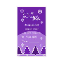 Lavender Weihnachtskalender Tombola Schneebaum