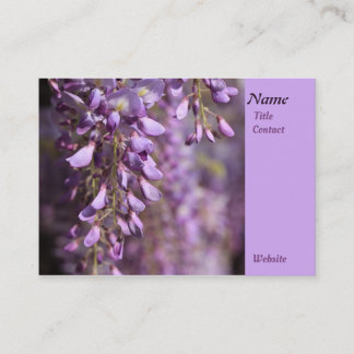 Lavender Whispers: Wisteria's Gentle Floral Dance Visitenkarte