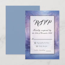 Lavender Winter Snowfall Serenade