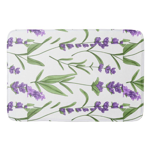 LAVENDERFELDER BADEMATTE (Vorderseite)