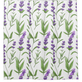 LAVENDERFELDER DUSCHVORHANG