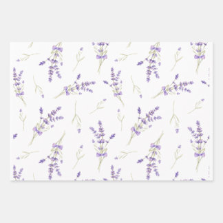 LAVENDERFELDER GESCHENKPAPIER SET