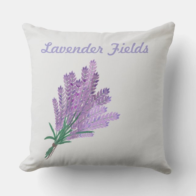 LAVENDERFELDER KISSEN (Vorderseite)