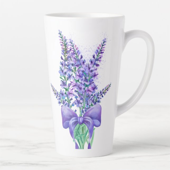 Lavenderfelder Latte Tasse 5 (Rechts)