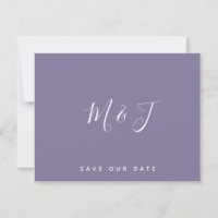 Lavenderinitials Wedding Save the Date
