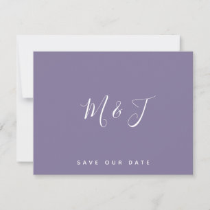 Lavenderinitials Wedding Save the Date