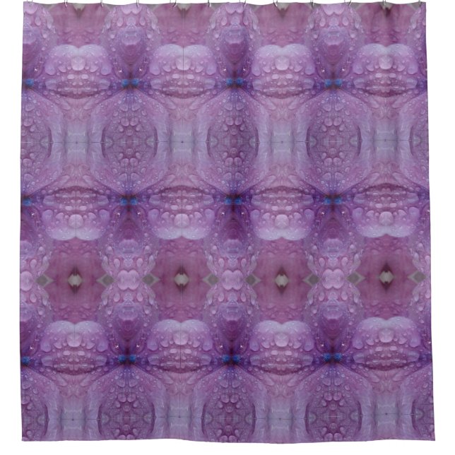 Lavenders Ikat 3 Duschvorhang (Vorderseite)