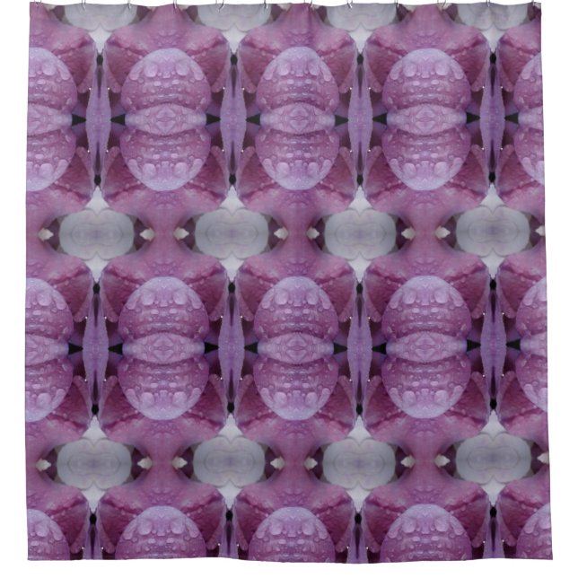 Lavenders Ikat 4 Duschvorhang (Vorderseite)