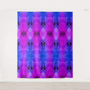 Lavenders Ikat 6 Miami Wandteppich