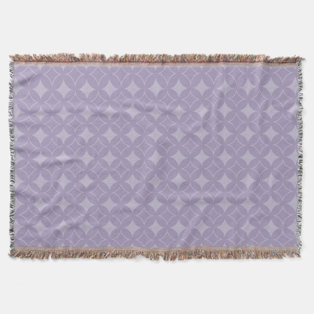 Lavendershippo-Muster Decke (Vorderseite)