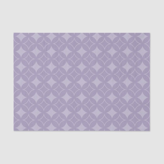 Lavendershippo-Muster Seidenpapier (Vorderseite)