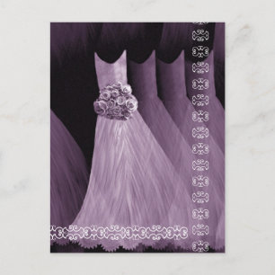 LAVENER LILA Dress Postkarte