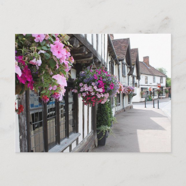 Lavenham Postkarte (Vorderseite)