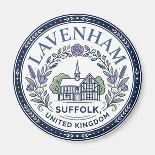 Lavenham Vereinigtes Königreich Magnet