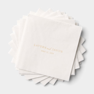 Lavern Elegante Moderne Hochzeit Servietten Mit Folie