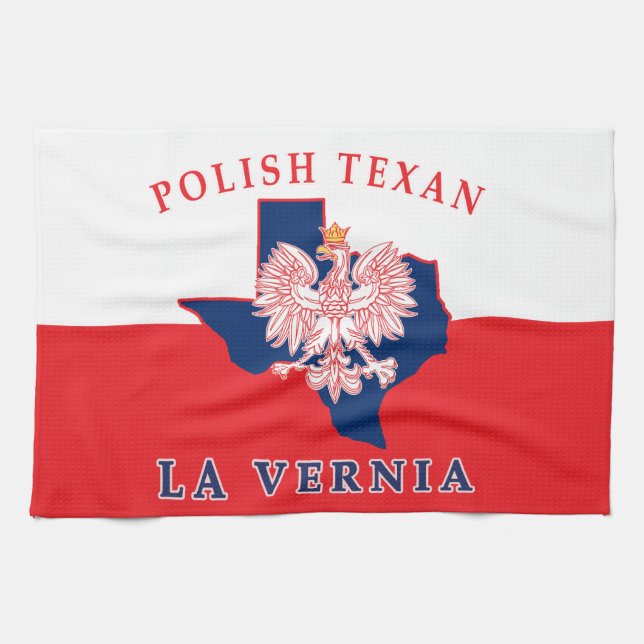 LaVernia Polnisch Texan Geschirrtuch (Horizontal)