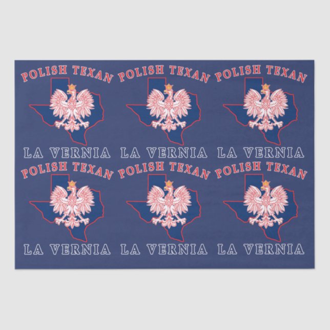 LaVernia Polnisch Texan Seidenpapier (Vorderseite)