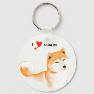 Lavero Shiba inu Schlüsselanhänger